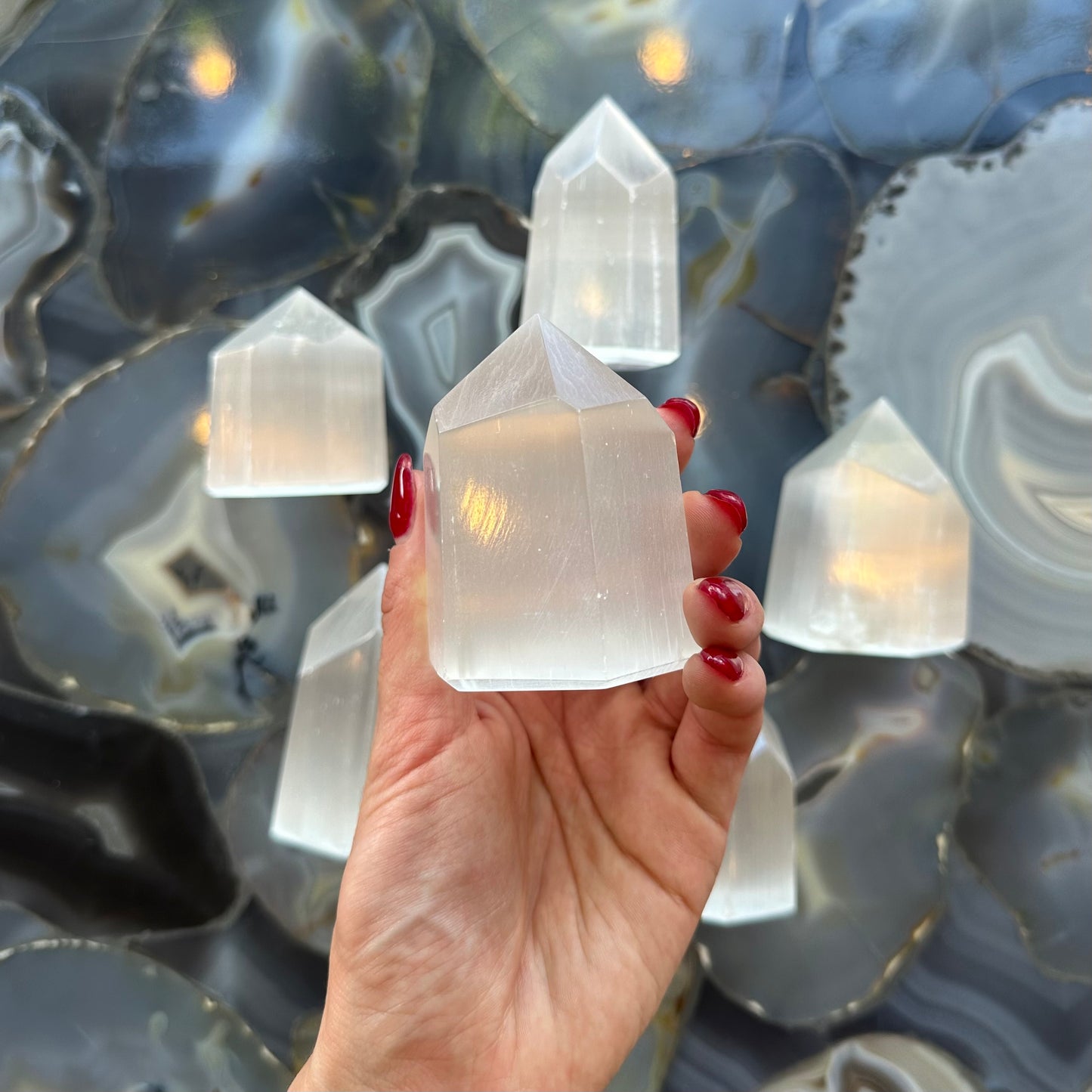 Selenite Obelisk 2.5" - 3"