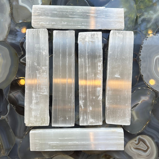 Rough Selenite Bar (L)