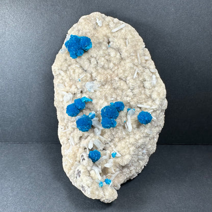 Cavansite with Stilbite on Matrix Maharashtra, Pune, India