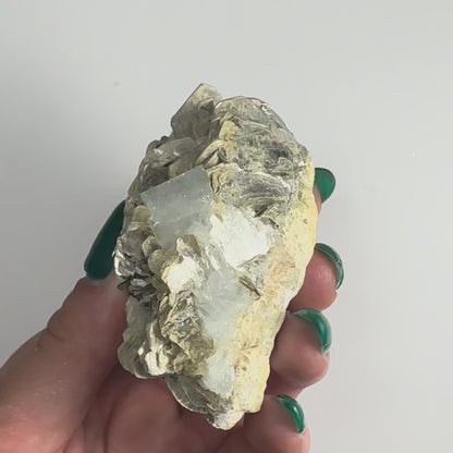 Aquamarine with Muscovite on Matrix from Shigar Valley, Skradu, Pakistan