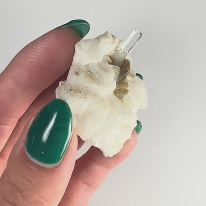 Aquamarine on Albite with Muscovite from Shigar Valley, Skardu, Pakistan