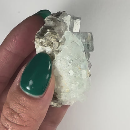 Aquamarine with Muscovite and Albite Shigar Valley, Skardu, Pakistan