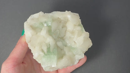 Light Green Apophyllite with Stilbite 260g