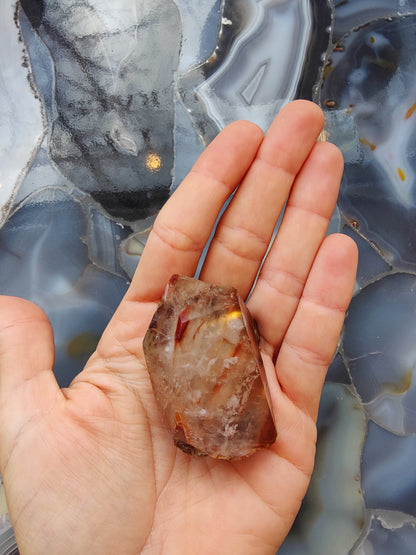 Amphibole "Angel Phantom" Quartz Brazil