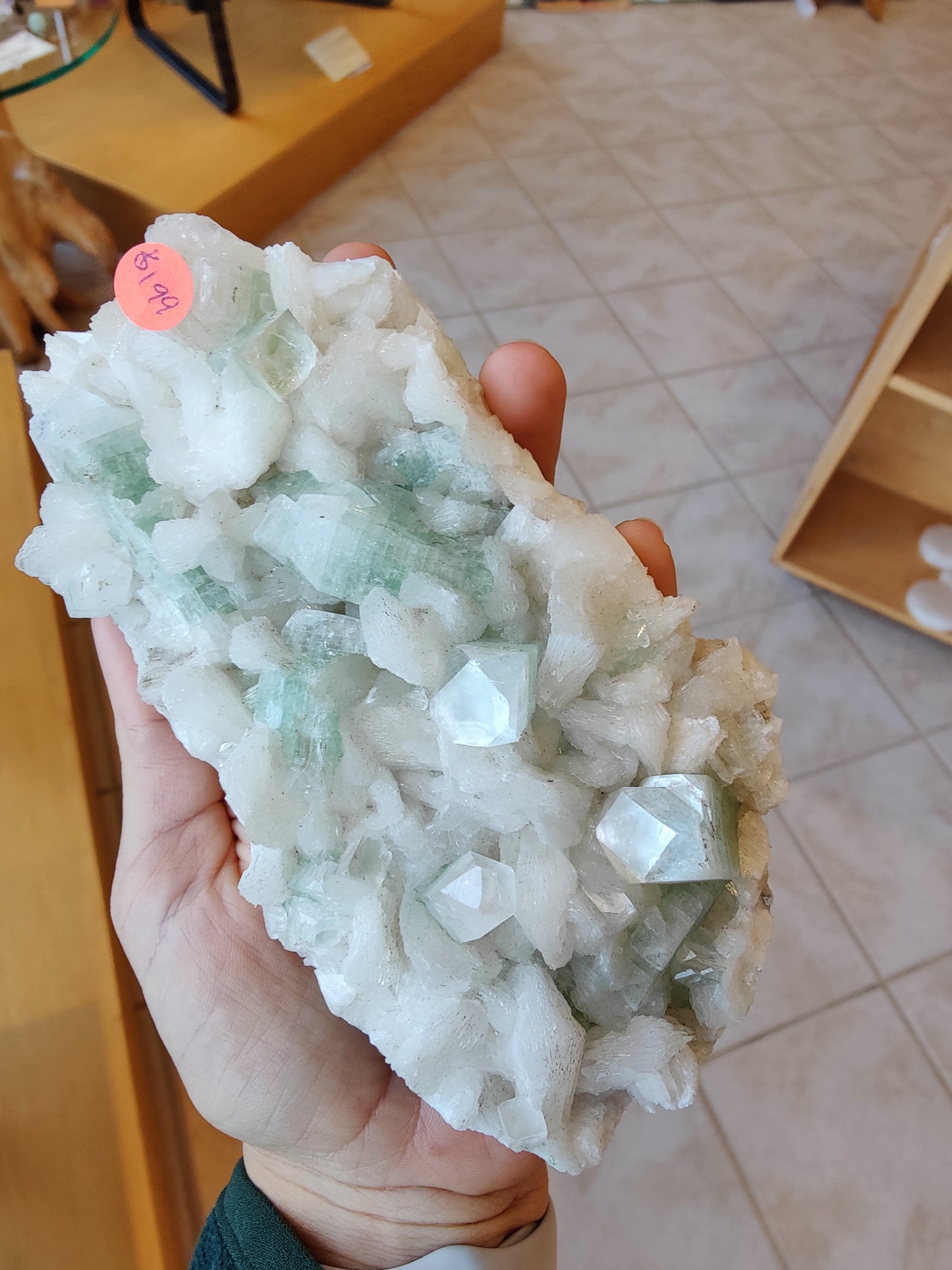 1.34 LB Light Green Apophyllite
