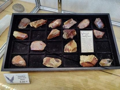 Amphibole "Angel Phantom" Quartz Brazil