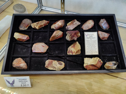 Amphibole "Angel Phantom" Quartz Brazil