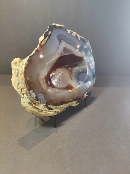 Polished Brazilian Agate Slab/Tray  7"x6"x1" 991g