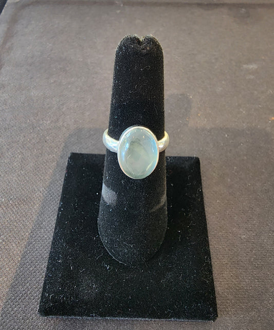 Aquamarine Ring in .925 Sterling Silver